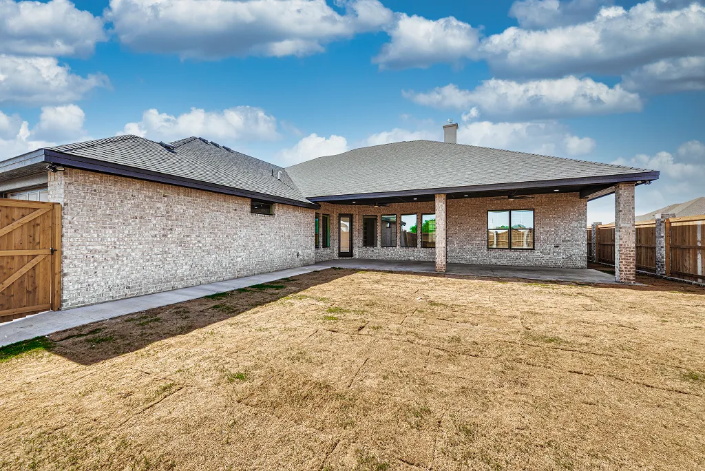 Large Covered back porch at 119 Rolling Winds Circle Odessa TX